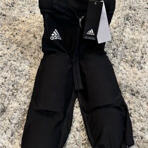 NWT adidas Integrated Football Pad Pant Adult SZ  S Padded Pants 690PA 005 Black
